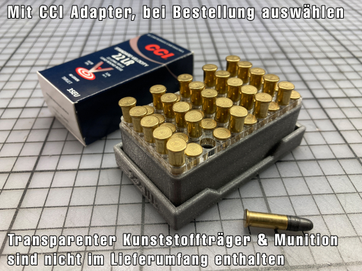 Munitionsentnahmehilfe für .22 lfB / .22 lr Federal, Geco, Fiocchi, RWS etc. Patronen
